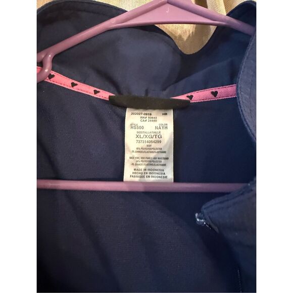 heartsoul Break On Through Women's 4-Pocket STRETCH With Removable Hoodie Scrub - Picture 4 of 8